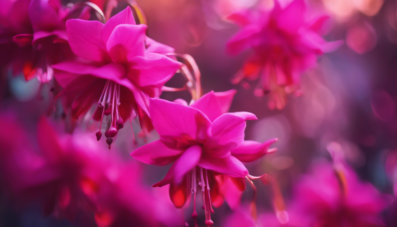 Colors of Fuchsia Flowers