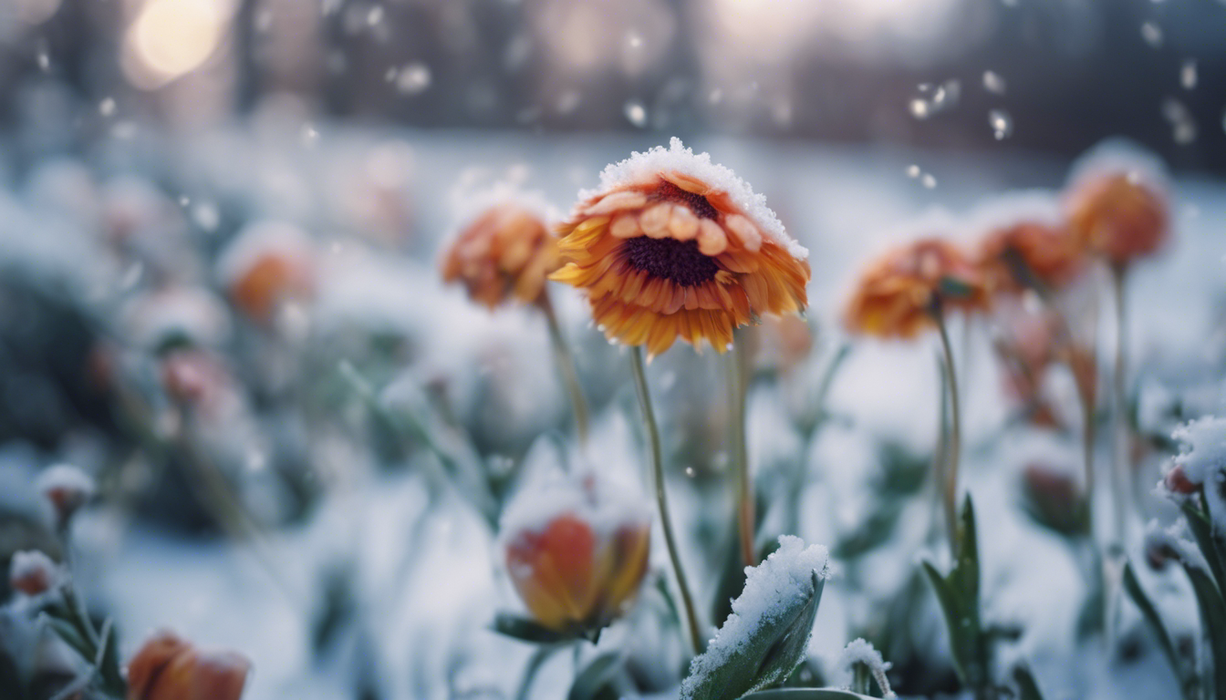 Protecting Flowers from Frost and Snow