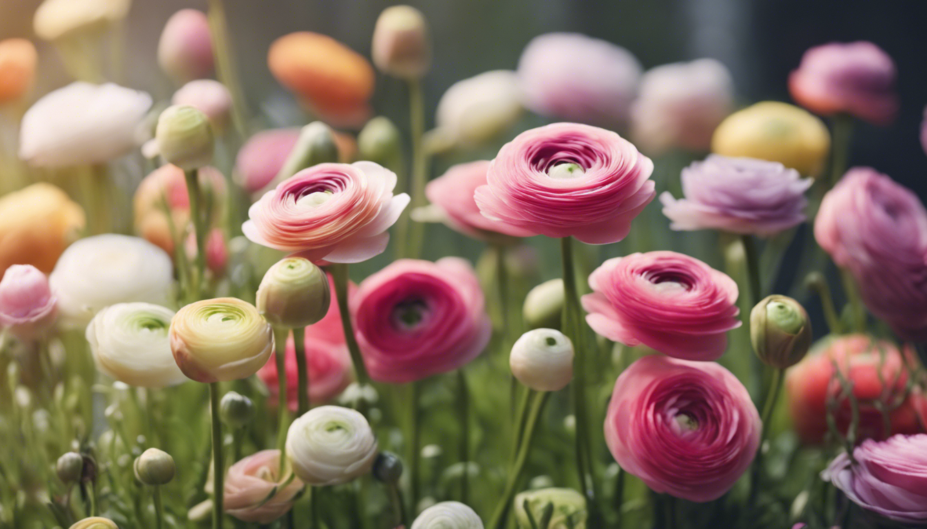 Varieties of Ranunculus